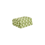 Checkered Flannel Fleece Throw Blanket Soft Cozy Checkerboard Grid Print Chessboard Gingham Pattern Blankets for Bed Couch Sofa, 50"x60", Sage Green