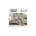 Bat Flower Fleece Throw Blanket for Couch Adults Teens 40" X 50"